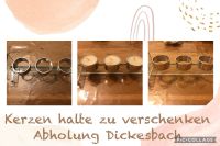 Teelichthalter zu verschenken Rheinland-Pfalz - Dickesbach Vorschau