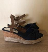 Damen Absatzschuhe, Sandalen, Plateau-Sandalen Gr. 39 Harztor - Niedersachswerfen Vorschau