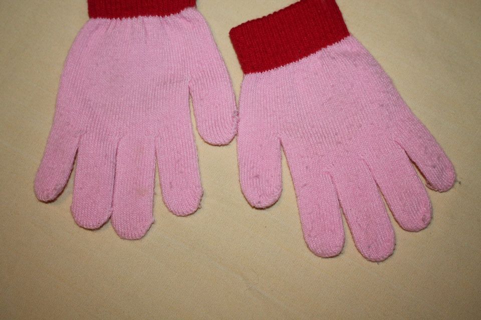 Disney Minnie Maus Mouse 2-5 Jahre onesize Mütze Handschuhe rosa in Rostock