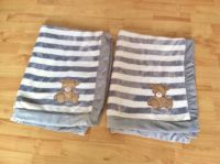 2 VELOUR PLÜSCH Baby Decken  grau  100 x 70 Nordrhein-Westfalen - Bad Driburg Vorschau