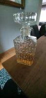 Whisky Karaffe Deko Vintage Decanter Glas mit Stopper Hessen - Gelnhausen Vorschau