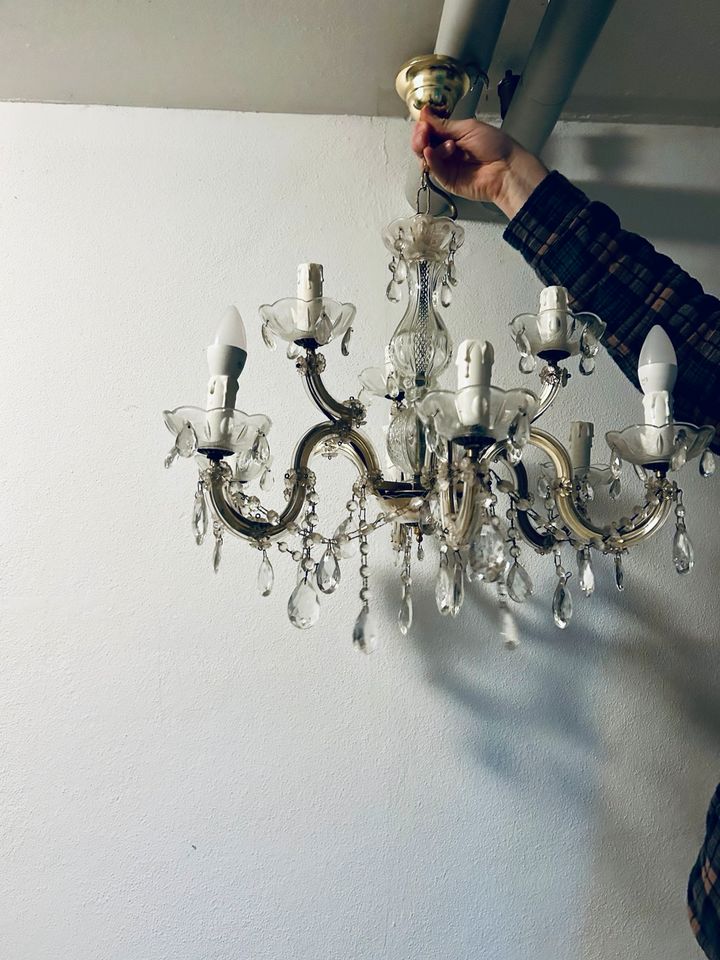 Kronleuchter Lüster aus Glas Lampe in Rosenheim