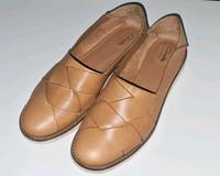 CLARKS Glick Harvest Gr. 40 / 6.5 Leder natur Bremen-Mitte - Bahnhofsvorstadt  Vorschau