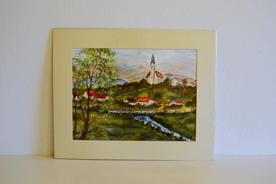 Gemälde Malerei handgemalt Vintage Räumungsverkauf 15 in Hengersberg