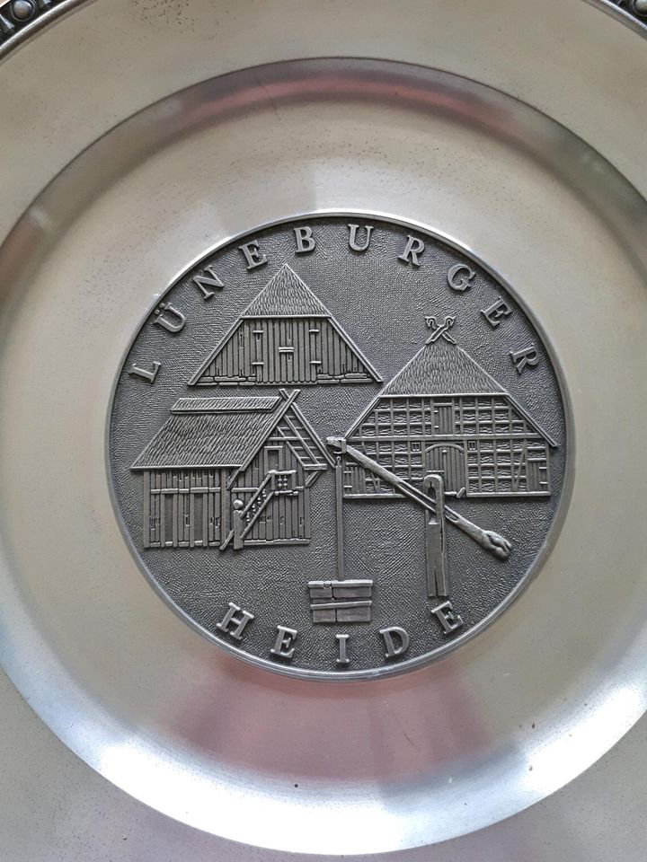 Zinnteller "Lüneburger Heide" Fein Zinn RS Pewter in Lüneburg