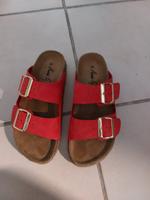 Damen Pantolette *neu* rot , Sandalen Gr.39 Niedersachsen - Stadthagen Vorschau