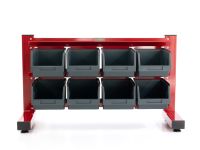 8 Stapelboxen Tisch Regal - Ideal für Werkstatt Garage Keller Schrauben oder Werkzeug Lager Kiste Box Nordrhein-Westfalen - Castrop-Rauxel Vorschau