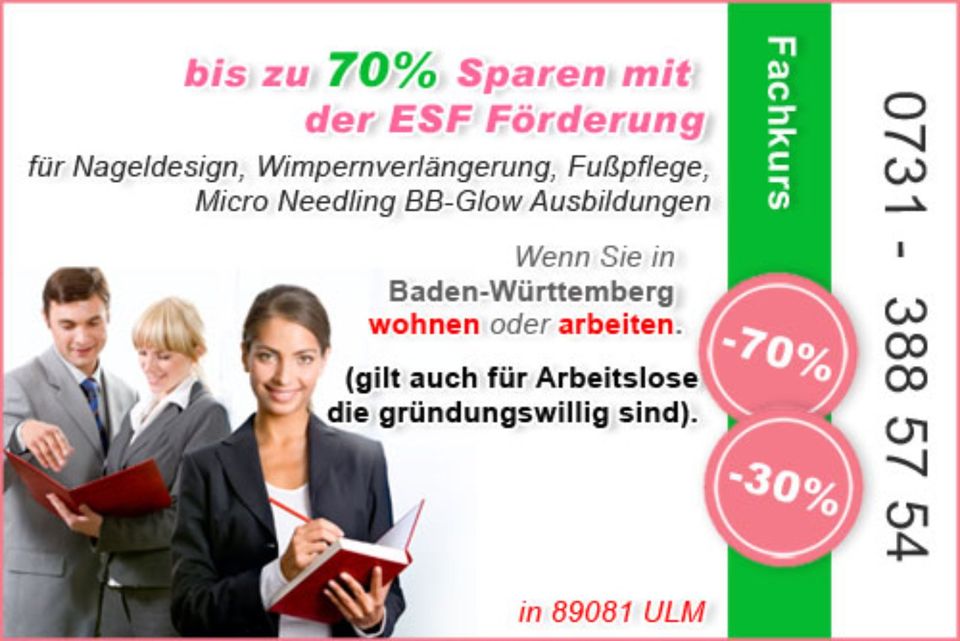 Ausbildung zur zertifizierten Wimpernstylistin * Angebot * in Stuttgart