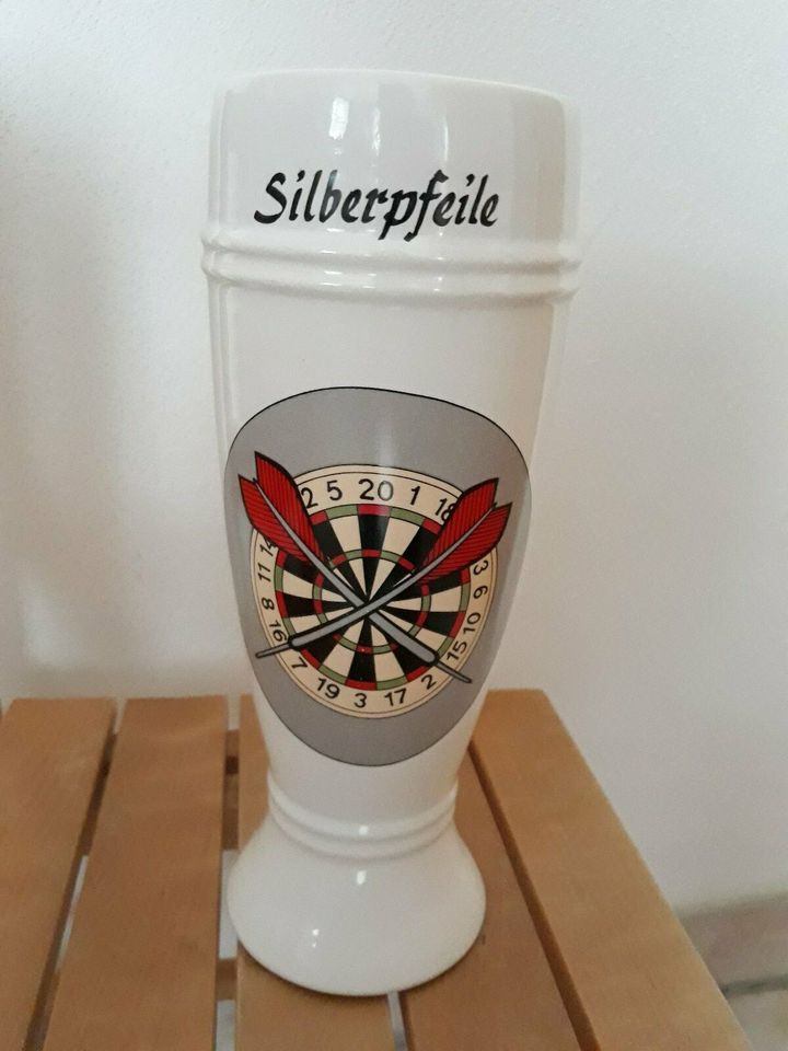 2 Biergläser / Weizengläser/Porzellan mit Schriftzug "Roland" in Störnstein