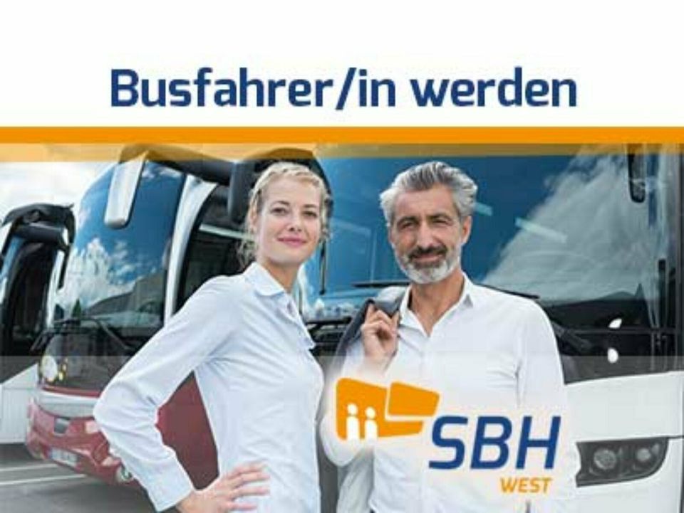 In Wesel: Ausbildung zum Busfahrer/in mit Führerschein D/DE in Wesel