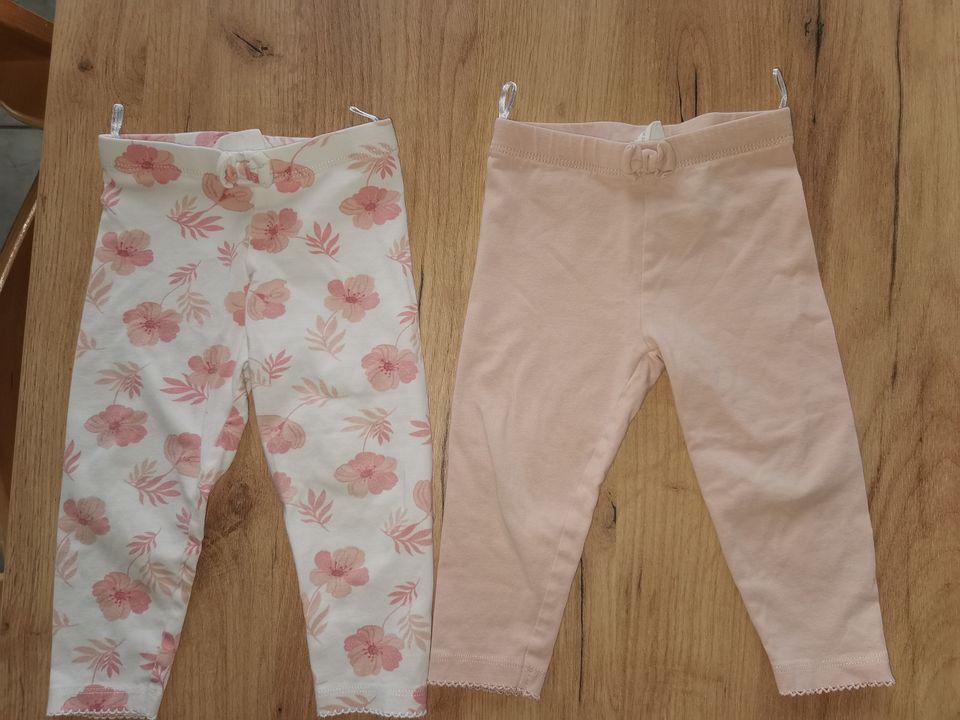 2x Leggins C&A Gr. 80 in Beverstedt