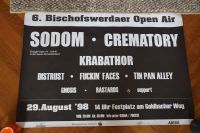 Poster Sodom Crematory Krabathor 1998 Kreator Tankard Dresden - Neustadt Vorschau