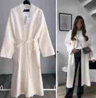 Zara  leichter MANTEL MANTECO-WOLLE creme Gr. XS S NEU UVP 179€ Thüringen - Arnstadt Vorschau