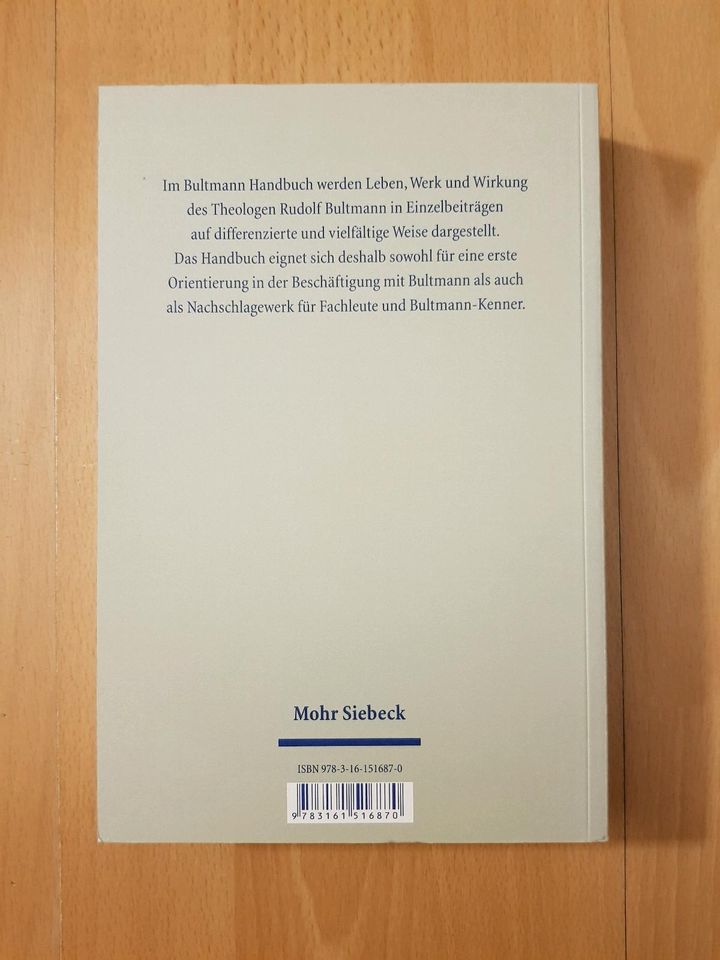 Christof Landmesser Rudolf Bultmann Hand Mohr Siebeck Buch Bücher in Frankfurt am Main