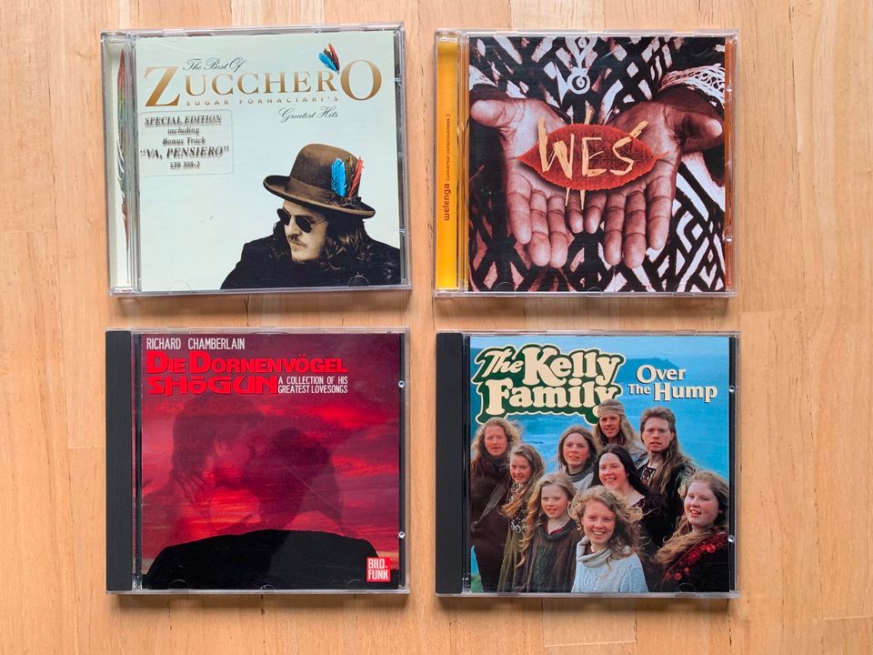 CDs: Zucchero/WES/Die Dornenvögel/Kelly Family in Bremen