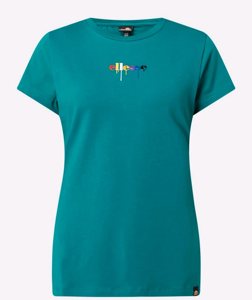 T-Shirt von Ellesse mit Stretch-Anteil Modell 'Rosemund' in grün in Alpen