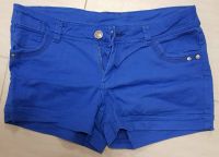 schöne blaue Shorts, Damen, Größe 40 Sachsen-Anhalt - Zickeritz Vorschau