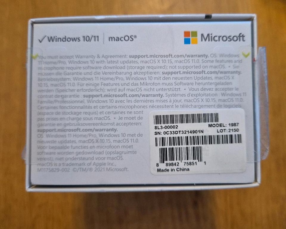 Microsoft Modern Webcam in Palling