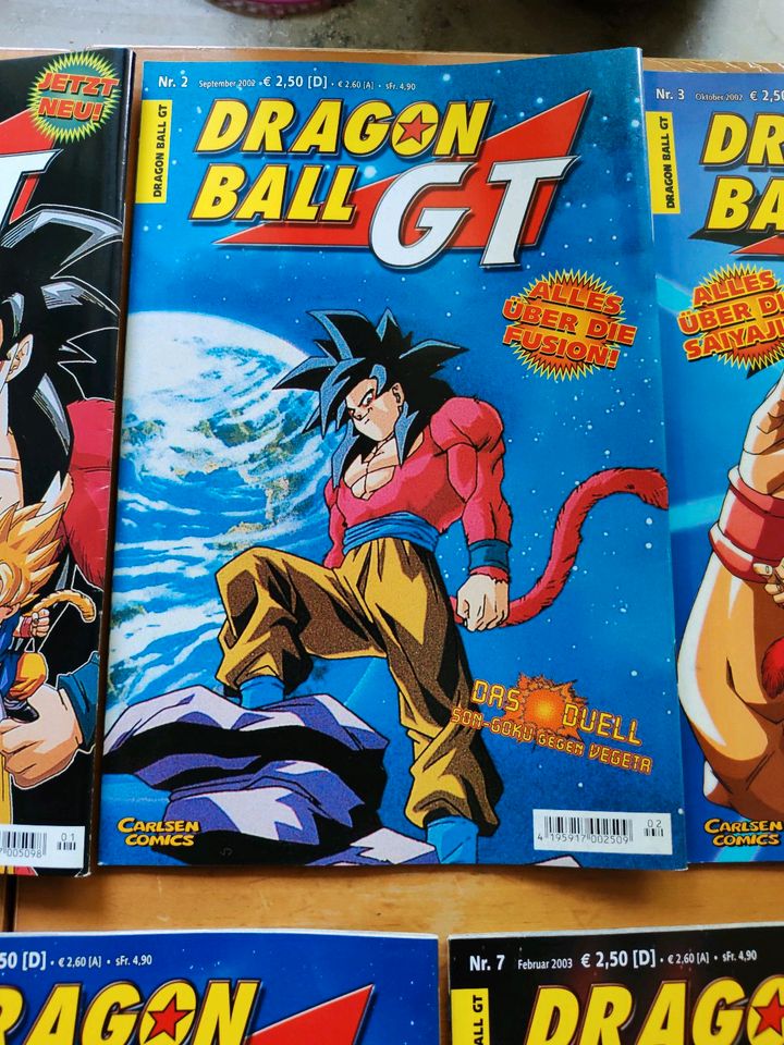 Alle 9 Original Dragon Ball GT Magazine in Mönchengladbach