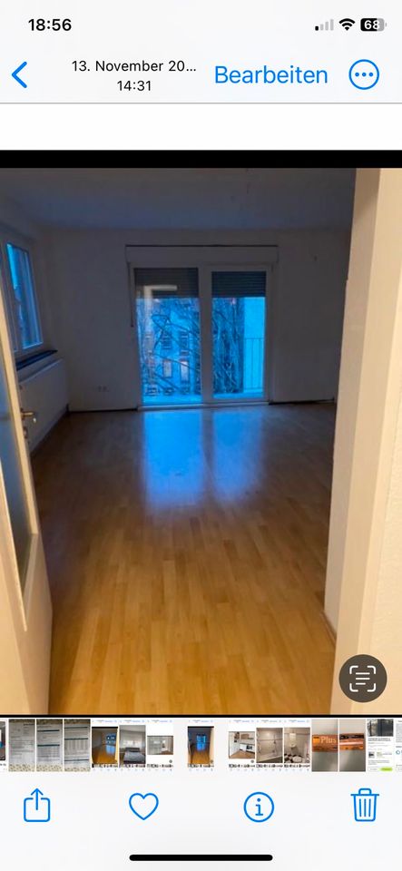 Zwei Zimmer Küche Bad Balkon Für 6 Monate wird vermietet in Mannheim