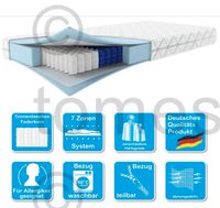 2x 7-Zonen Taschenfederkernmatratze Köln 90 x 200 H5 sehr wie neu Hamburg-Mitte - Hamburg Billstedt   Vorschau