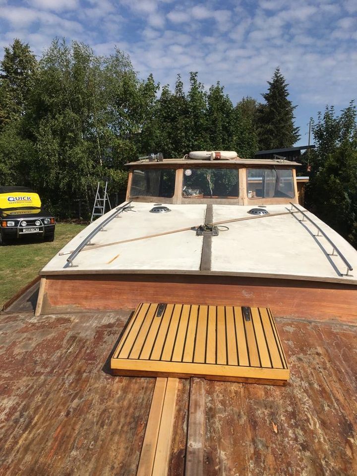 Holzboot/Backdecker, Bj.: ca. 1954 in Sassenburg