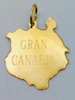 Insel Anhänger Gran Canaria/ Gold 585/ 494 Kreis Pinneberg - Quickborn Vorschau