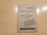 Mengele Spezial - Ladewagen LW 30 von 1965 Bedienungsanleitung Bayern - Konnersreuth Vorschau