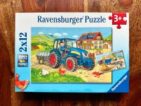 Puzzle ‚Baustelle und Bauernhof‘ 2 x 12 Teile von Ravensburger Freiburg im Breisgau - Kirchzarten Vorschau