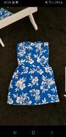 Kurzes blaues Kleid für den Sommer mit weißen Blümchen Dortmund - Hörde Vorschau
