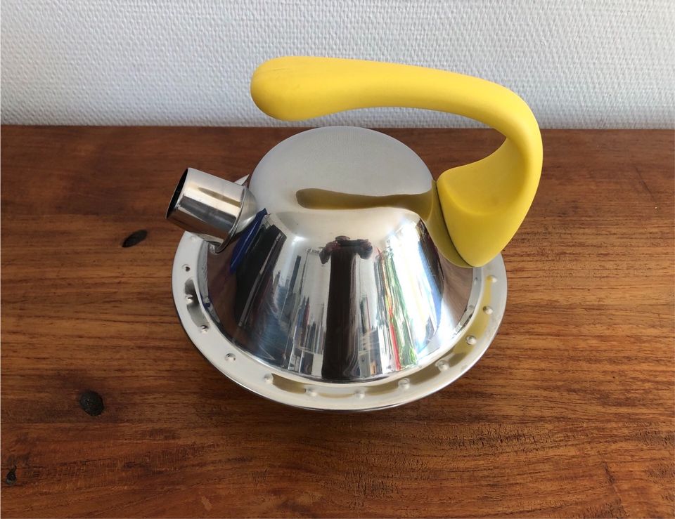 IKEA vintage Design Turtle Tea Kettle Wasserkocher UFO Edelstahl in Heidelberg