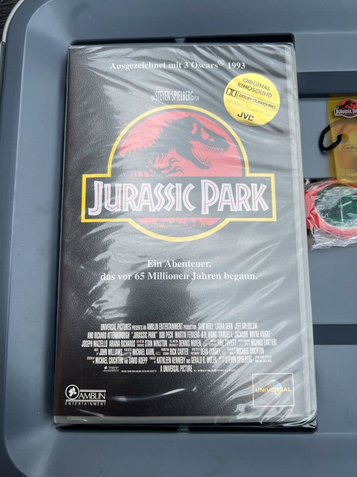 Jurassic Park DNA Koffer 90er Jahre Neu OVP VHS in Alsdorf