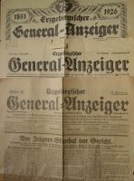1924 Erzgebirgischer General Anzeiger Olbernhau / Zeitungen Sachsen - Kurort Seiffen Vorschau