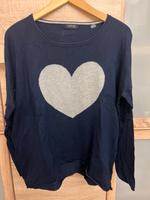 Pullover TCM - Tchibo - schwarz mit Herz - neuwertig - Gr. 44/46 Bayern - Goldbach Vorschau