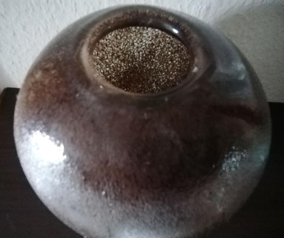 Große Vase * Blumenvase * Glas * Handarbeit * braun in Leipzig