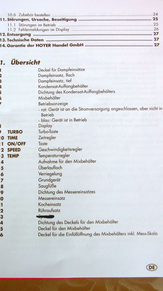 MONSINEUR CUSINE SKHM 1100 A1 KÜCHENMASCHINE & 3 KOCHBÜCHER in Miehlen