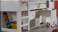 Kinder Hochbett weiß 90x200 mit Lattenrost, Schreibtisch, schrank Köln - Köln Junkersdorf Vorschau