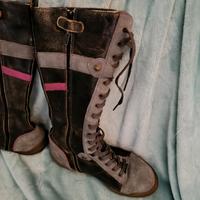 Cooler flacher Stiefel von Geox Leder Niedersachsen - Buxtehude Vorschau