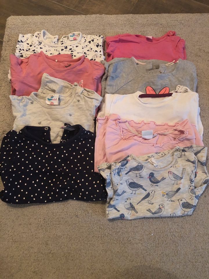 Langarmshirts, Gr. 80, Topomini, H&M, MinnieMouse in Apen