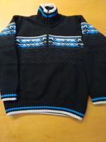 Strickpullover mit warmen Futter Norweger Muster windprotect Vers Bayern - Dittenheim Vorschau