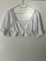 Cropped Top Bluse mit Spitze in weiß Asos neu mit Etikett Gr.: 36 Bremen - Huchting Vorschau