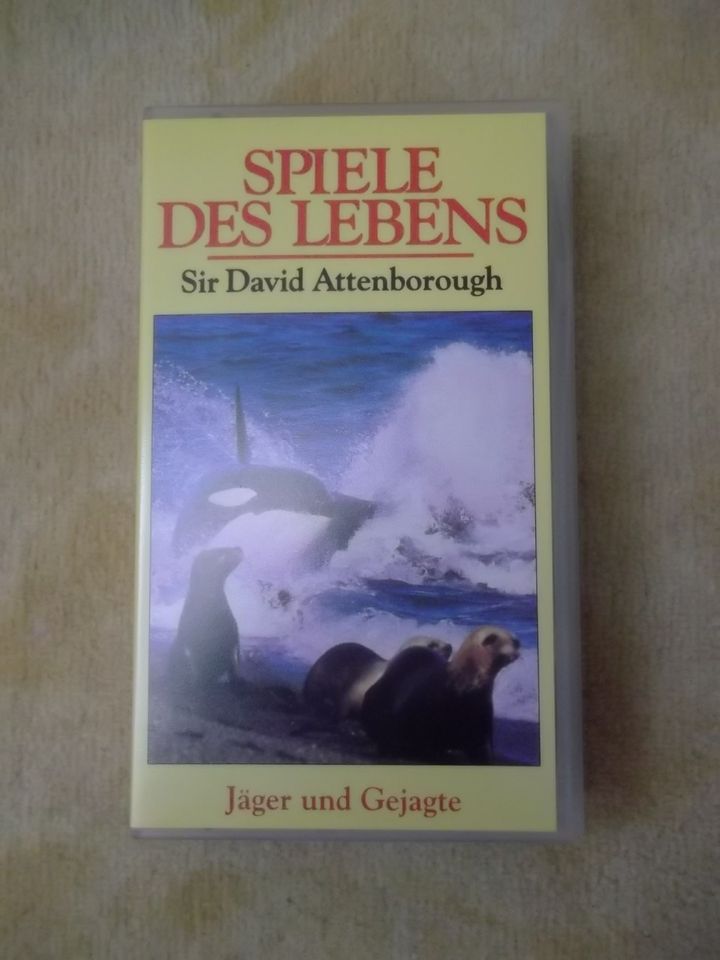 Video Kassette Spiele des Lebens Time Live David Attenborough VHS in Ettenheim