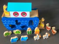 Vertbaudet Arche Noah Steckspiel Holzpuzzle Tiere Baby Holz Boot Thüringen - Erfurt Vorschau