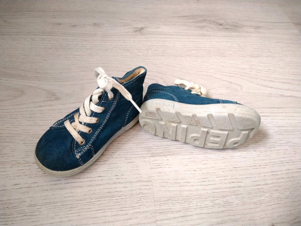 Turnschuhe 21 Pepino blau grau Junge Mädchen Schnürsenkel Sneaker in Leipzig