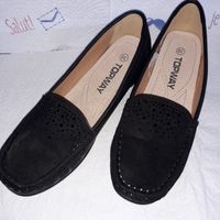 Damenschuhe - Moccassins - Black  - Gr. 38   NEU ! Mecklenburg-Vorpommern - Prisannewitz Vorschau