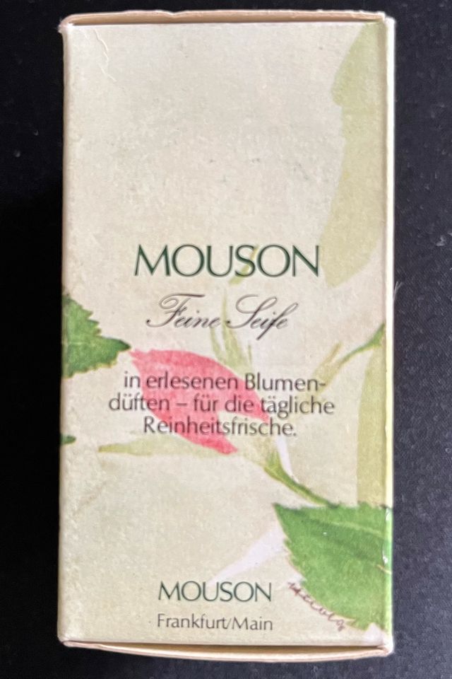 Mouson Seife Rose feine Seife Rarität 1988 Vintage Neu OVP in Weinböhla