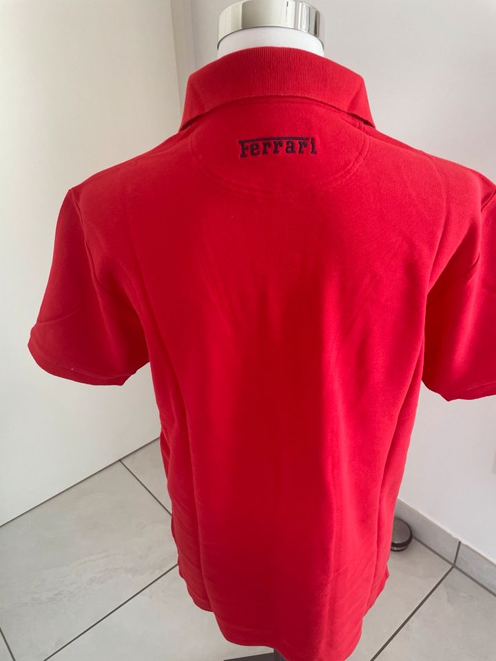 Original Ferrari Poloshirt Gr. M rot einmal getragen in Hattingen