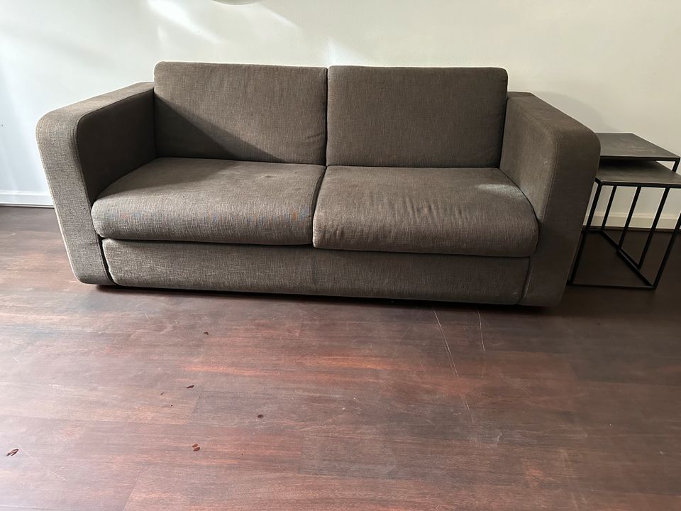 Kaum gebrauchte/s Schlafcouch/-sofa von Habitat in anthrazit-grau in Düsseldorf