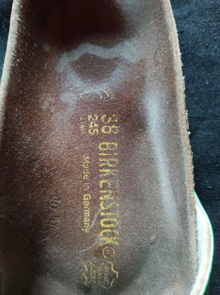 Birkenstock Madrid Größe 38 grün in Nürnberg (Mittelfr)