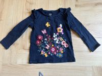 C&a Shirt langarm mit Blumen 122 Hessen - Wiesbaden Vorschau